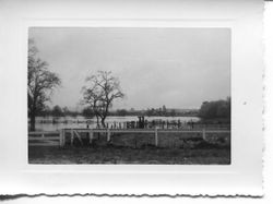 1951 floodwaters cover the Laguna de Santa Rosa channel and pasturelands near Sebastopol