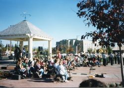 Bands at the opening of the Sebastopol Plaza celebration