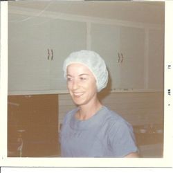 Jenny Snider, Palm Drive staff, about 1970