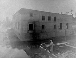 Sebastopol Post Office under construction, about 1934