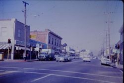 View north on Main Street, Sebastopol, California