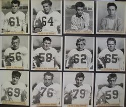 Analy High School Football team individual photos, 1951