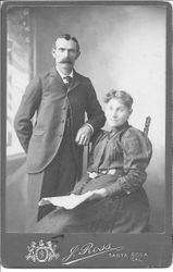 Noah & Bell (Lulu Belle) Beedle Jonas circa, 1885