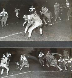 Analy High School Tigers football team of fall 1950--Analy Tigers vs Santa Rosa, Friday, November 9th, 1950