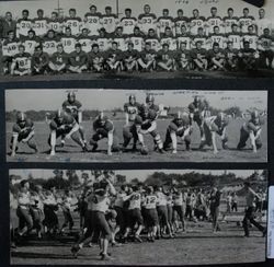 Analy High School Tigers football, 1948--Analy football squad of 1948, Analy vs Napa 1948; End of Napa game Three photos