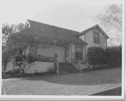 1900 Queen Anne style house--known as the Litchfield House--on the Martin Litchfield Ranch Addition at 7235 Hayden Street, Sebastopol, California, 1993