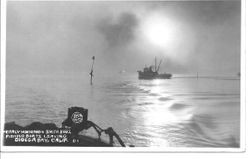 Smith Brothers fishing boats leaving Bodega Bay, California
