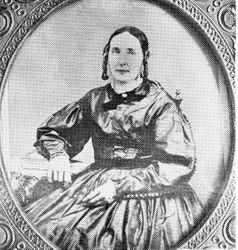 Luther Burbank's mother Olive Ross Burbank, about 1850