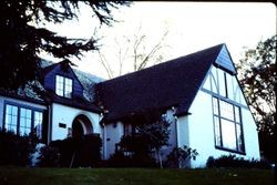1931 Tudor Revival house at 7285 Palm Avenue, Sebastopol, California, 1975