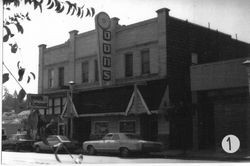 Don's Restaurant at 116 South Main Street in Sebastopol, about 1962