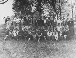 1925 Analy Union High School Commercial Club picture taken for the yearbook, Azalea