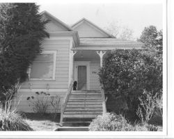 1905 Queen Anne cottage house in the Brittain Addition, at 290 Jesse Street, Sebastopol, California, 1993