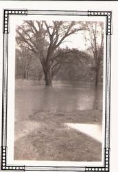 Laguna campground flooded, 1930s