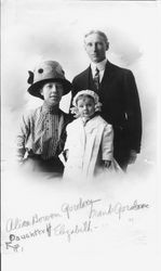 Alice Bowman Gordon, Frank Gordon, her husband and daughter Elizabeth