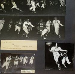 Analy High School football, fall 1952--The Analy Tigers vs Vallejo at Vallejo, Friday night November 7th, 1952