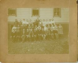 Sebastopol Grammar School class photo taken in early 1900