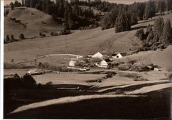 Coleman Valley from south to north, with school and Illia House