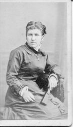 Unidentified woman, about 1860