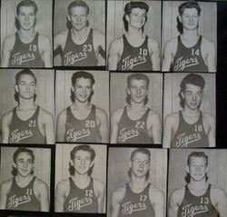 Analy High School Tigers B basketball 1953