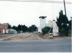 Graton Fire Department building and the West County Trail under construction at the corner of Graton Road and Ross Road in Graton, California