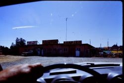 Front of stores: Grand Prix body shop and Sports imports; and New and Experienced Furniture and Surplus, September, 1970