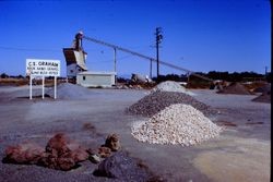 C. E. Graham Rock and Sand business in Sebastopol, California, 1970