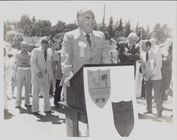 Dedication at new Palm Drive Hospital with Congressman Don Claussen as guest speaker in 1974