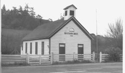 Watson School on Bodega Highway between Freestone and Bodega in 1959