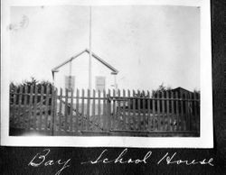 Bodega Bay School house, about 1920