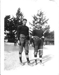 Analy Union High School football players from the class of 1924 in uniform fall of 1923