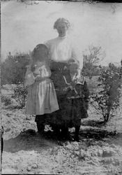 Easter Sunday 1909--Alice Riddell and Blanche Riddell