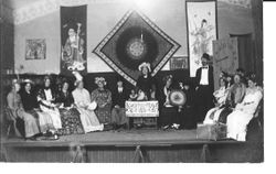 Unknown group performing at the Graton Congregational Church, November 29, 1912