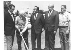 Ground breaking for new Art Point Studios building at 275 Petaluma Avenue in 1966