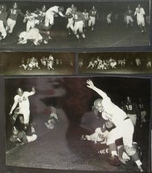 Analy High School football, fall 1952--the Analy Tigers vs San Rafael Friday night October 3rd, 1952