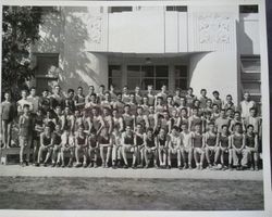 Analy High School Track Team of 1949 taken in front of the school