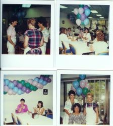 Party given for the employees of Palm Drive Hospital, 1980s