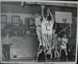 Analy High School Tigers basketball 1949--Analy vs Napa