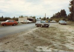 Hallberg apple farm fruit stand located at 2500 Gravenstein Highway North (Highway 116) , Sebastopol, California, 1982