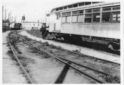 Theron Charles Hall, conductor of the Forestville, Sebastopol, Santa Rosa and Petaluma street car