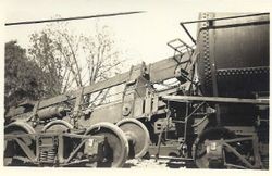 Wreck of a P&SR train, about 1934