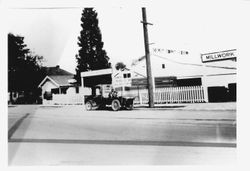 Columbo Lumber Company on South Main Street at Palm Avenue in the late 1920s