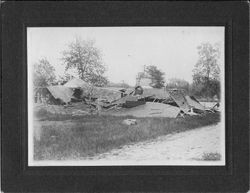 Huntley apple dryer in Sebastopol after the 1906 San Francisco earthquake