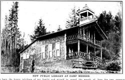 New Public Library at Camp Meeker California near the Russian River