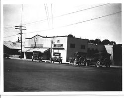 Four photos of the exterior of Art Point Studios the business owned by Charles R. Myers, 1920s