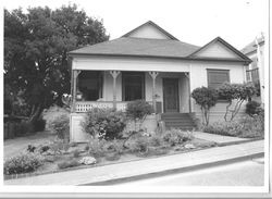 1905 Queen Anne cottage in the Calder Addition, at 7159 Willow Street, Sebastopol, California, 1993