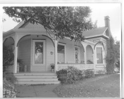 Circa 1899 Queen Anne house in the Morris Addition, at 7245 Wilton Avenue, Sebastopol, California, 1993