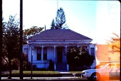 1880 Italianate/Queen Anne cottage at 318 South Main Street, Sebastopol, California, 1975