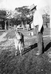 F. J. Riddell on Bonham Ranch, 1927