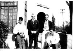 A. H. Tocchini in Sebastopol, California, 1930s