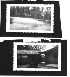 Snow in Sebastopol at the house of Bunni and George Streckfus on Pinecrest Avenue in 1952